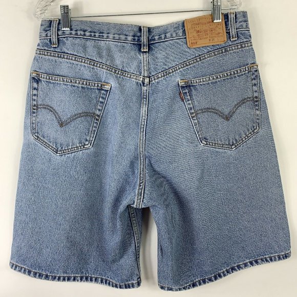 Levi's Other - Vtg Levis 550 Red Tab Denim Shorts Men Sz 36